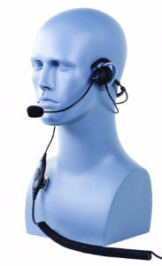 Behind the neck headset with microphone hot sale